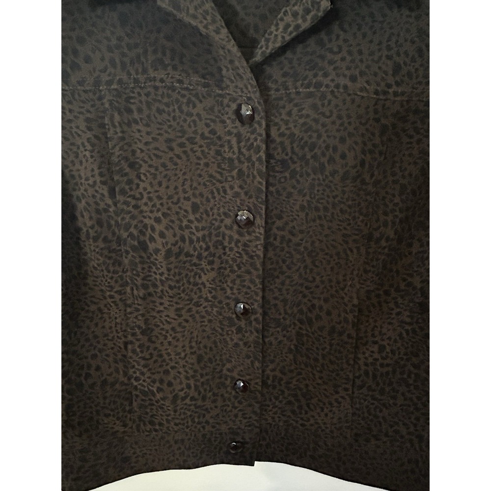 Breckenridge Cheetah Print Jacket Size Petite Small - Picture 3 of 7